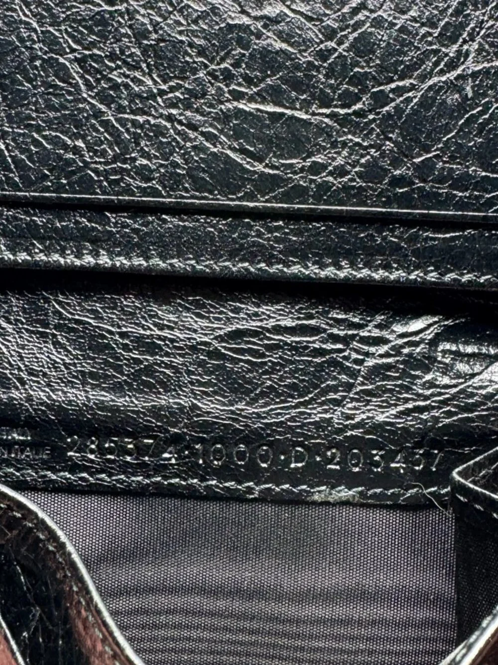 Balenciaga Le City Leather Wallet Card Holder Black